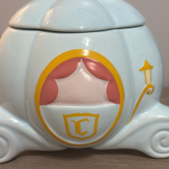 Rae Dunn Cinderella Carriage Ceramic Container - Picture 2 of 6